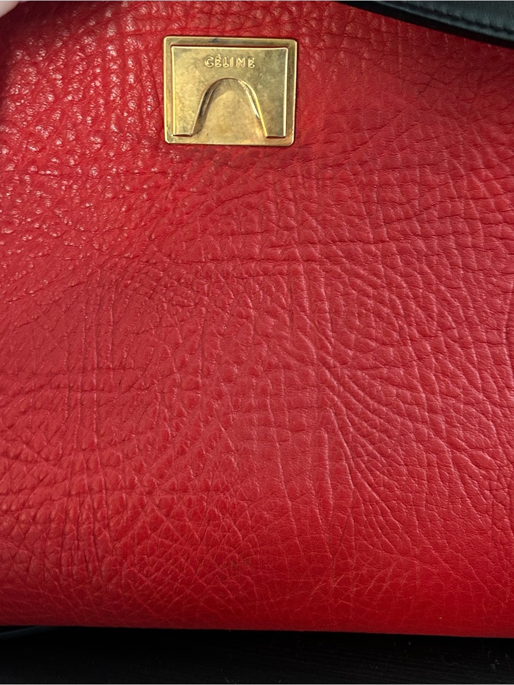 Celine Tricolor Grained Calfskin Belt Bag - Picture 9 of 9